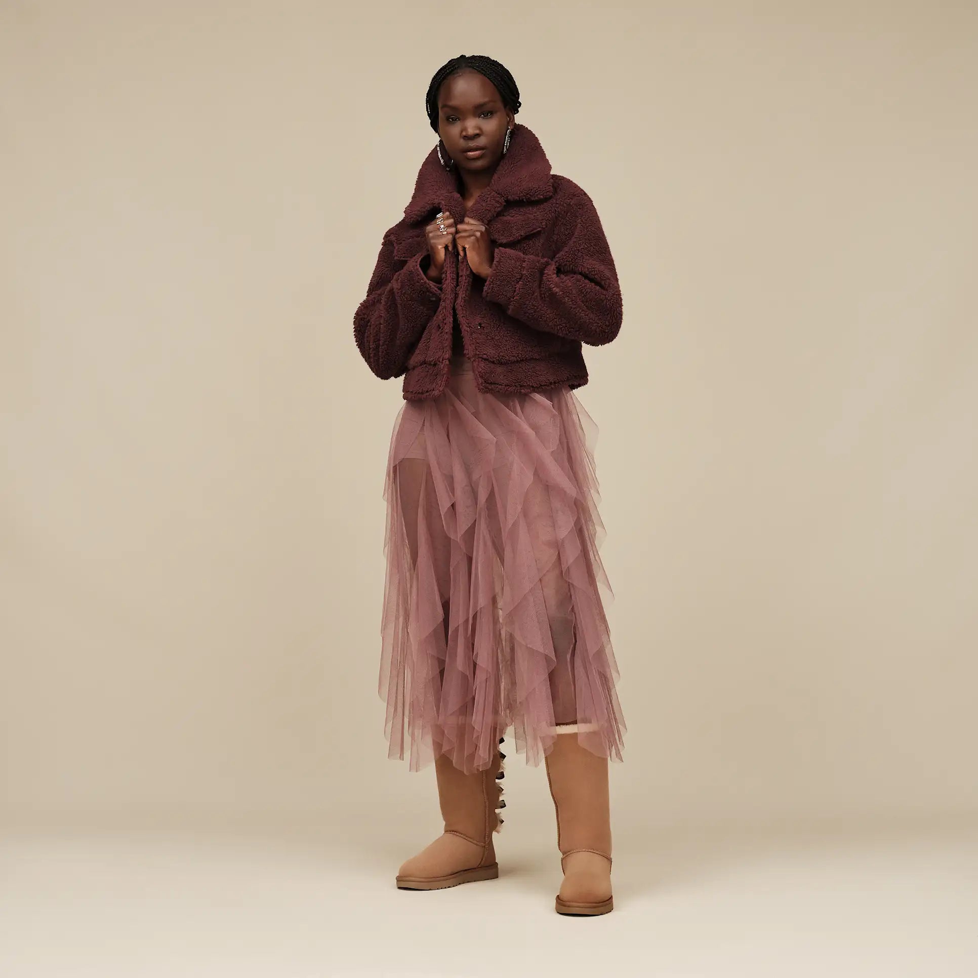 Femme Veste camionneur courte Frankie