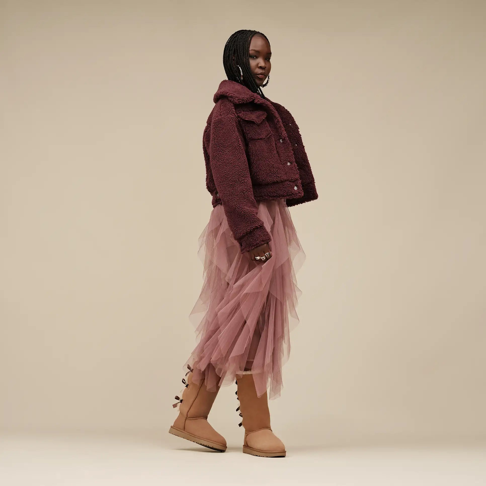 Femme Veste camionneur courte Frankie