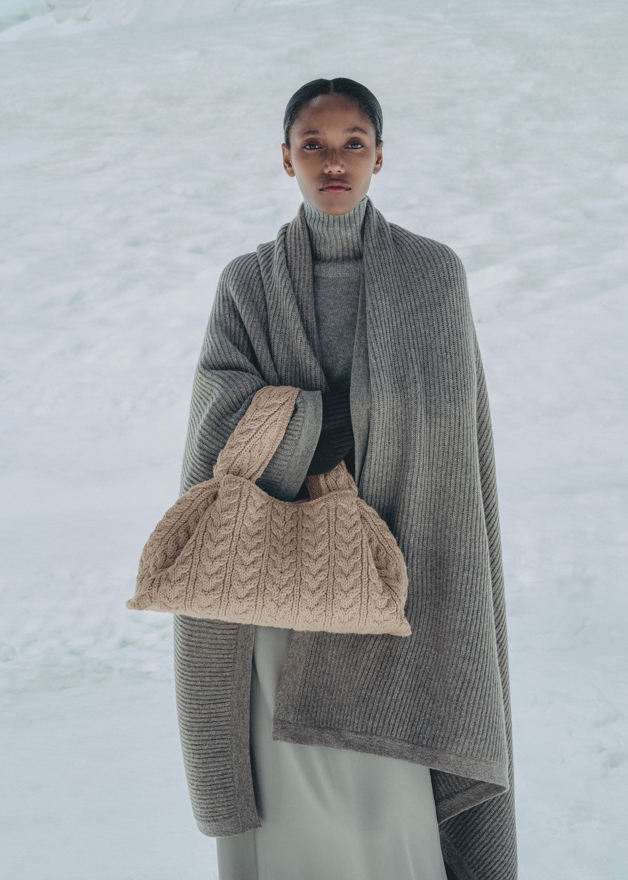 Numéro Neuf Large - Ecru Mérinos