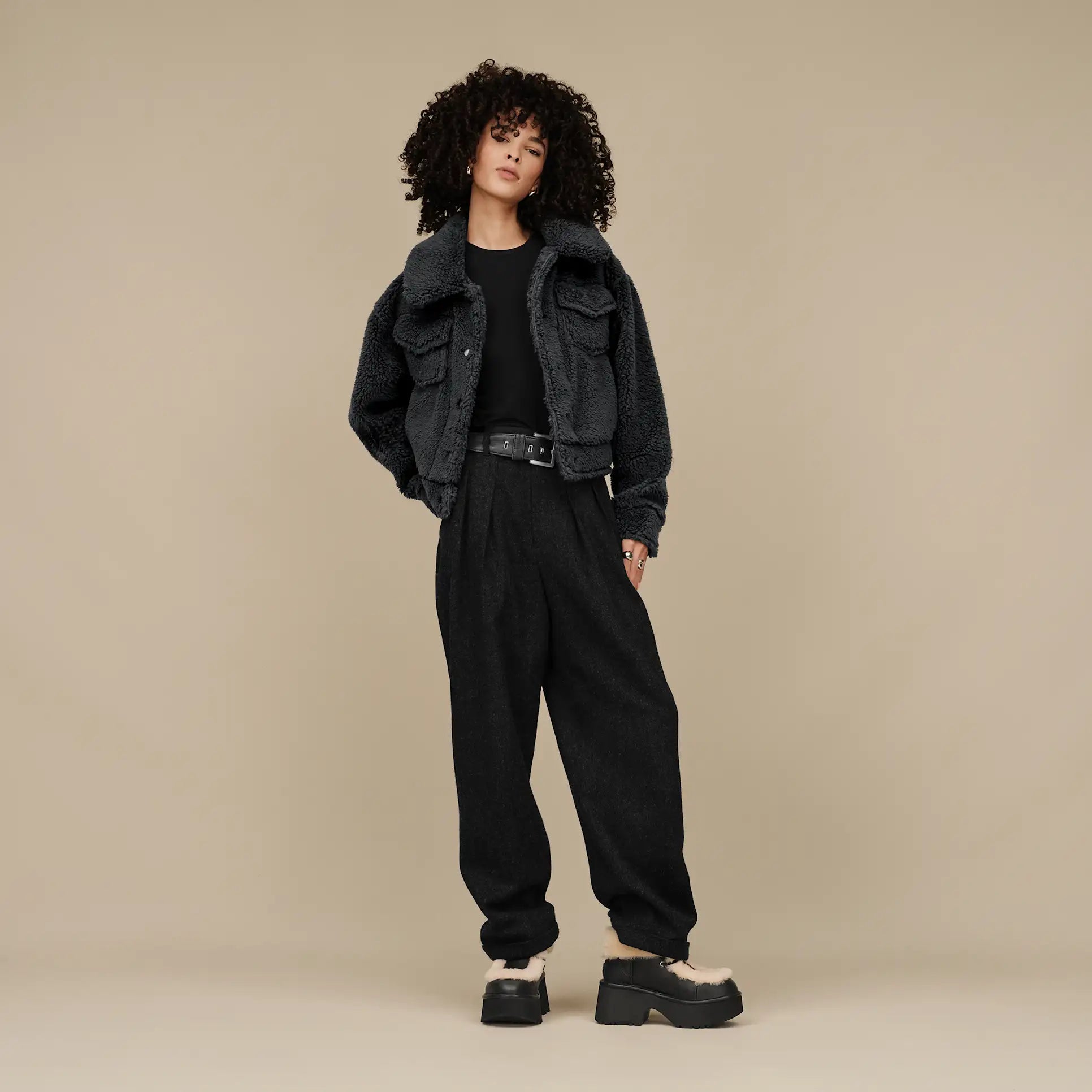 Femme Veste camionneur courte Frankie