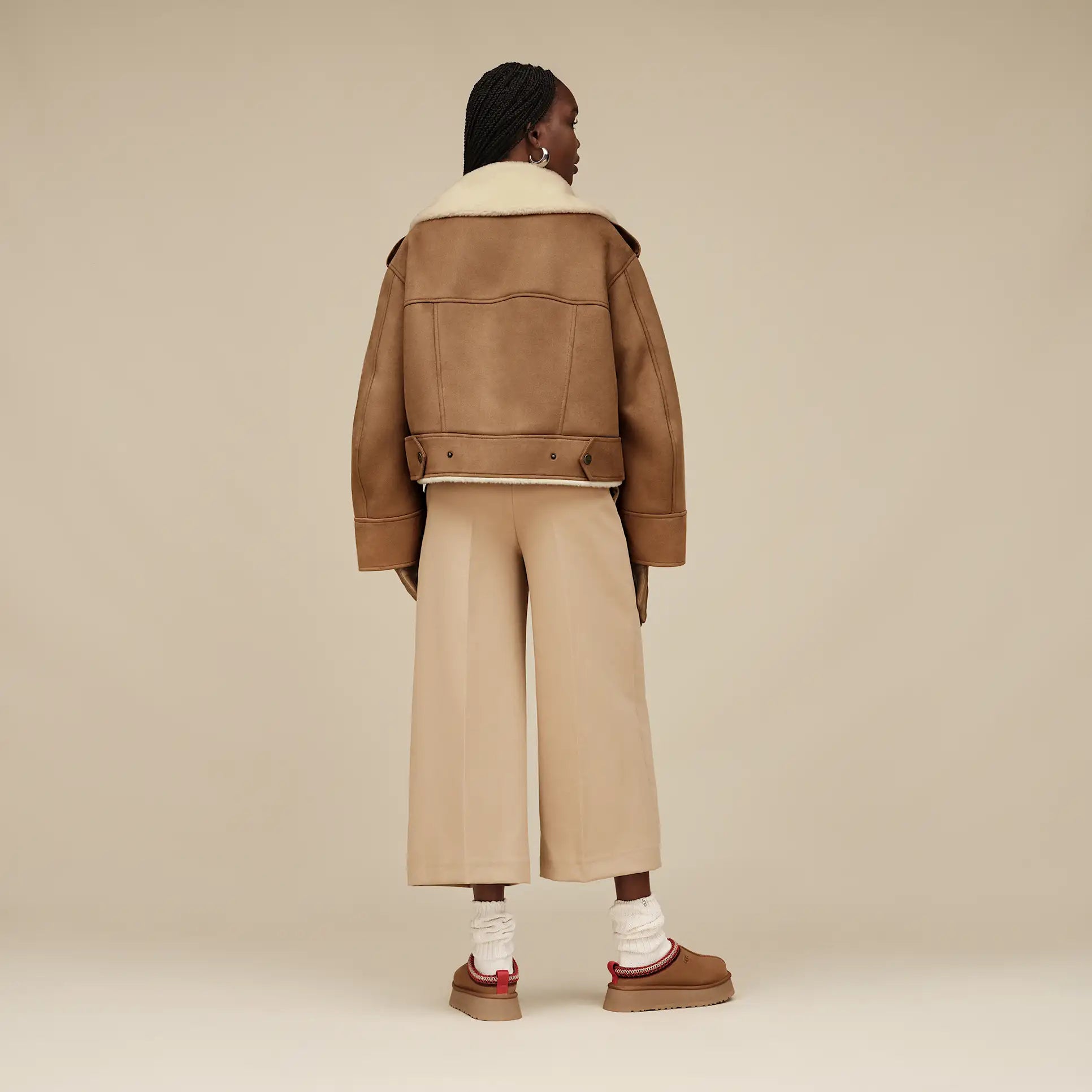 Femme Veste de moto Finnian LuxeFluff